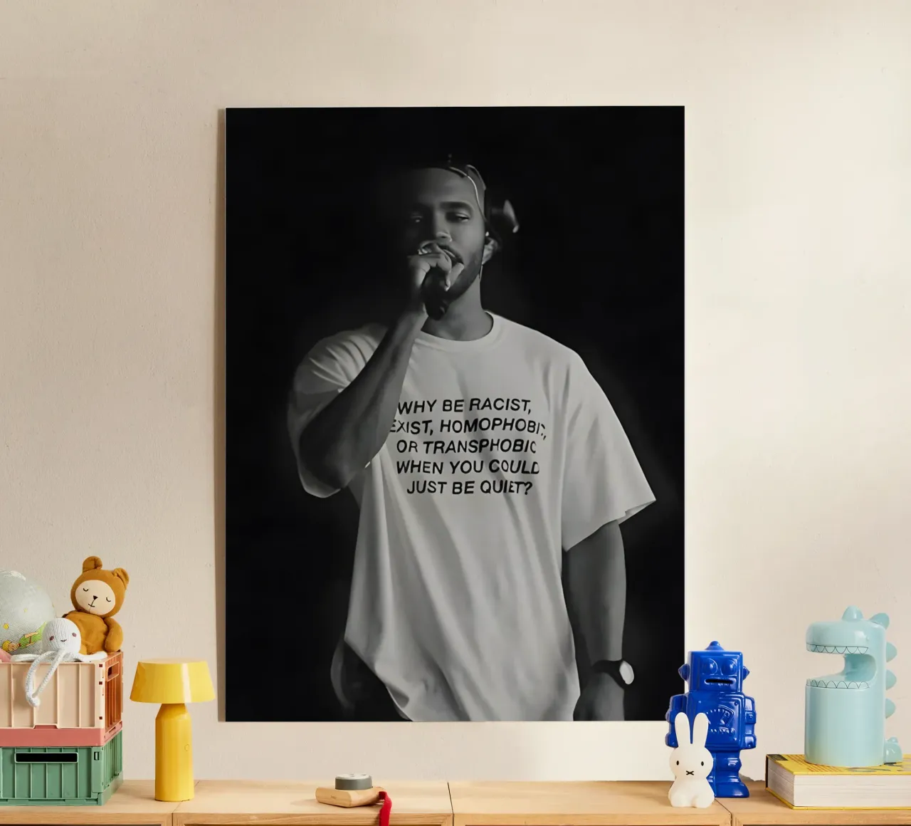 Frank Ocean plexiglass da Music Vibes