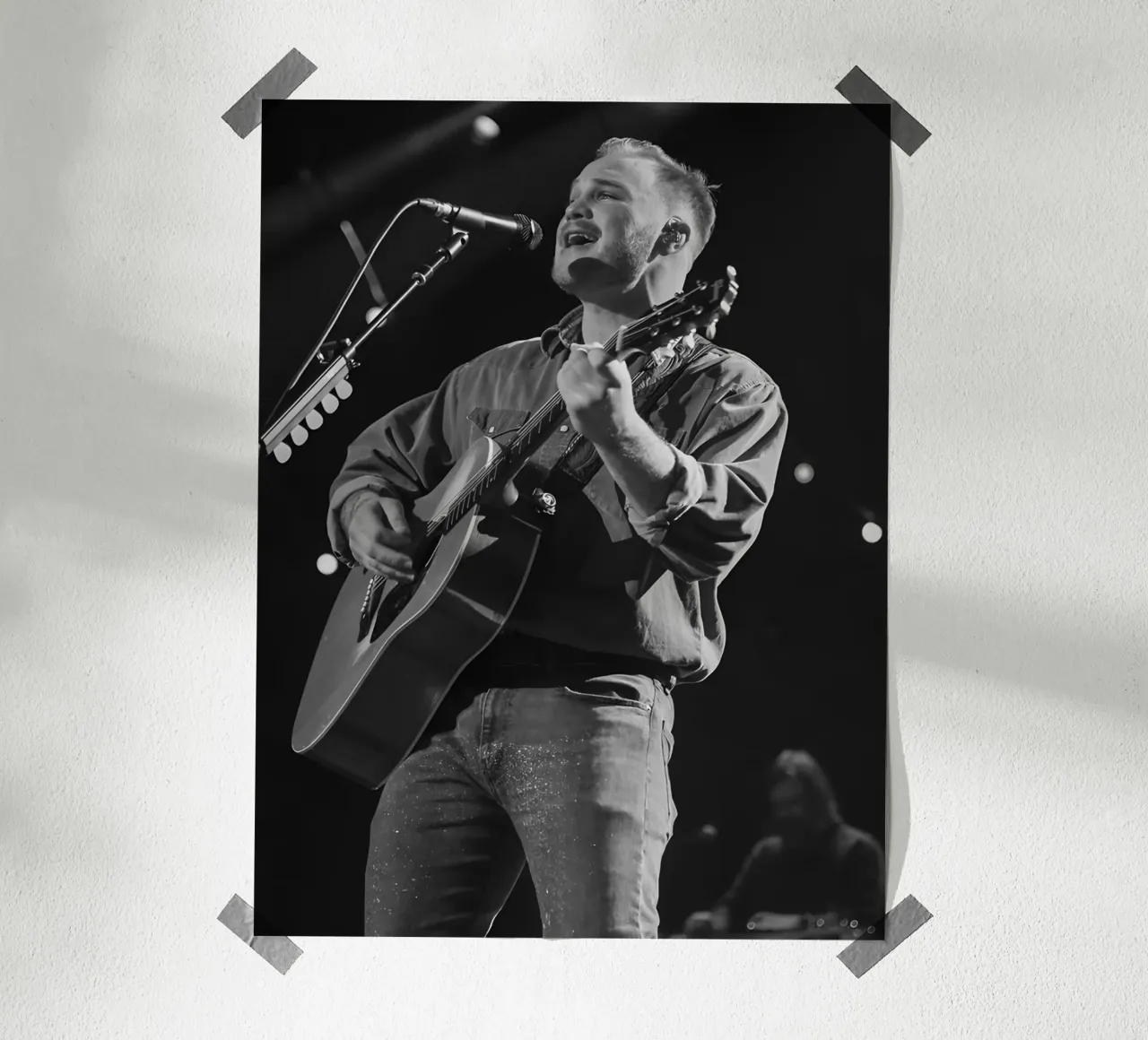 Zach Bryan poster da Music Vibes