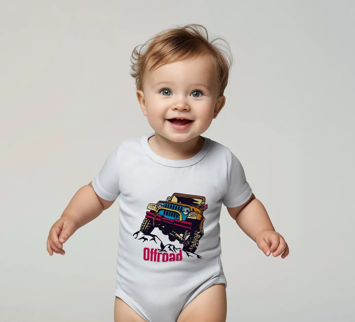 Offroad Kurzarm Babybody von Unique Urban Life