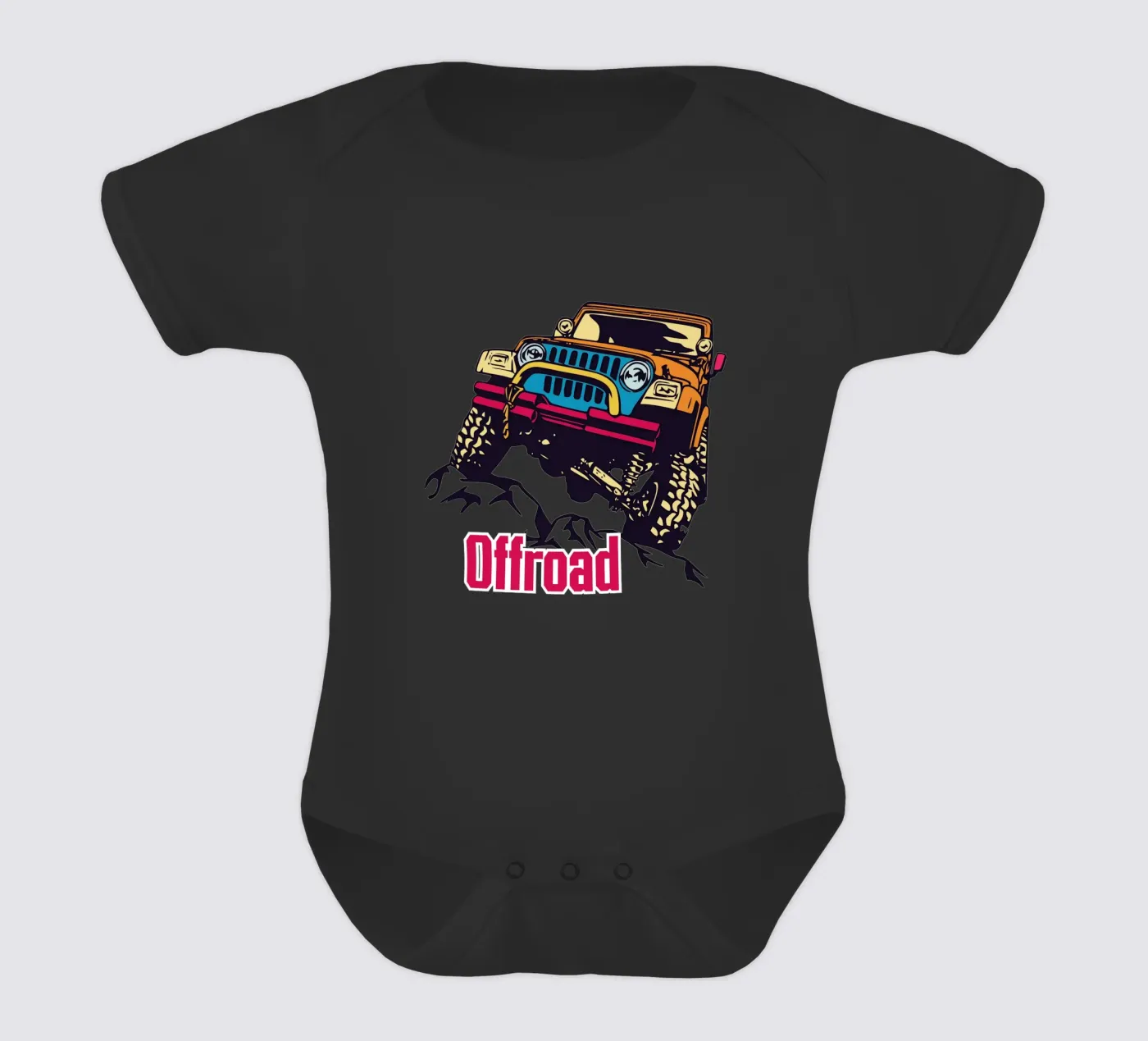 Offroad Kurzarm Babybody von Unique Urban Life