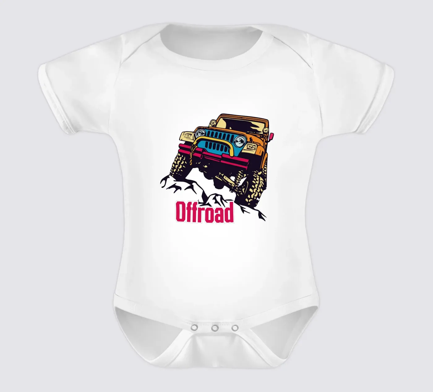 Offroad Kurzarm Babybody von Unique Urban Life