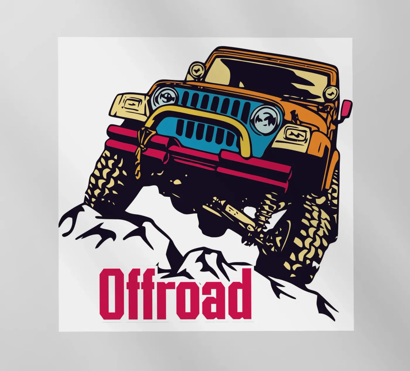 Offroad film rétro-éclairé de Unique Urban Life