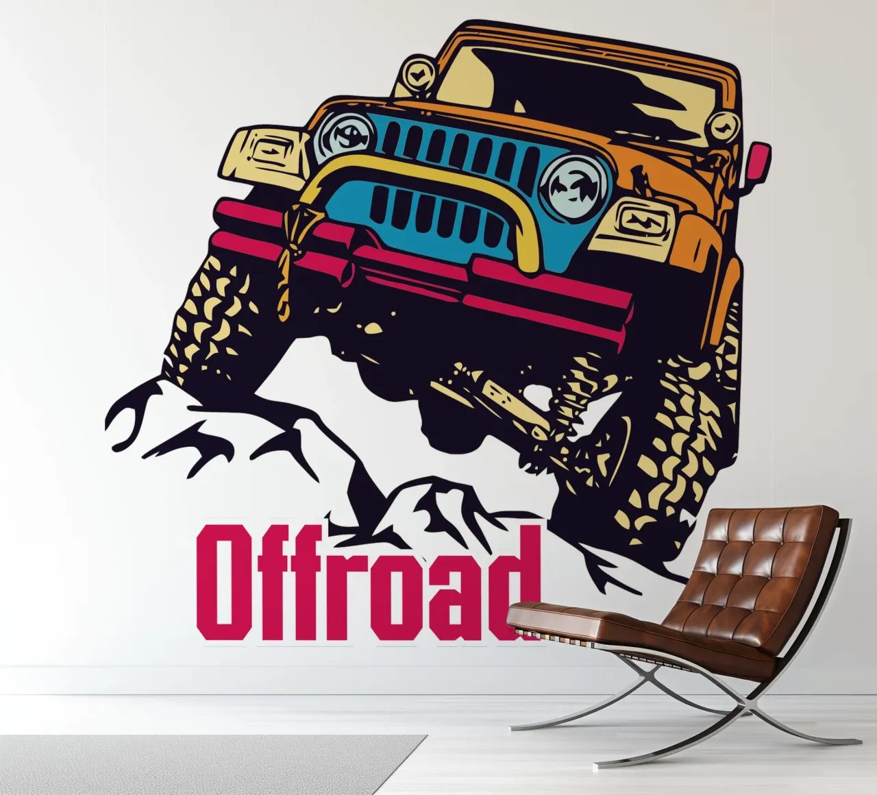 Offroad fotobehang van Unique Urban Life