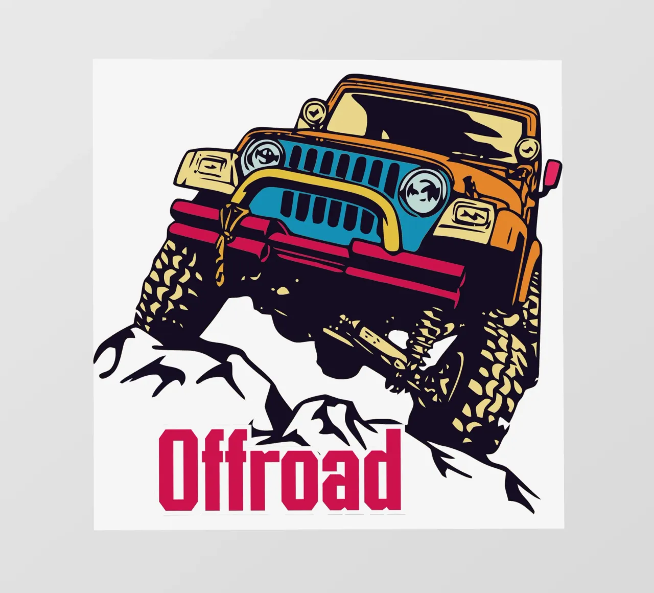 Offroad fotobehang van Unique Urban Life