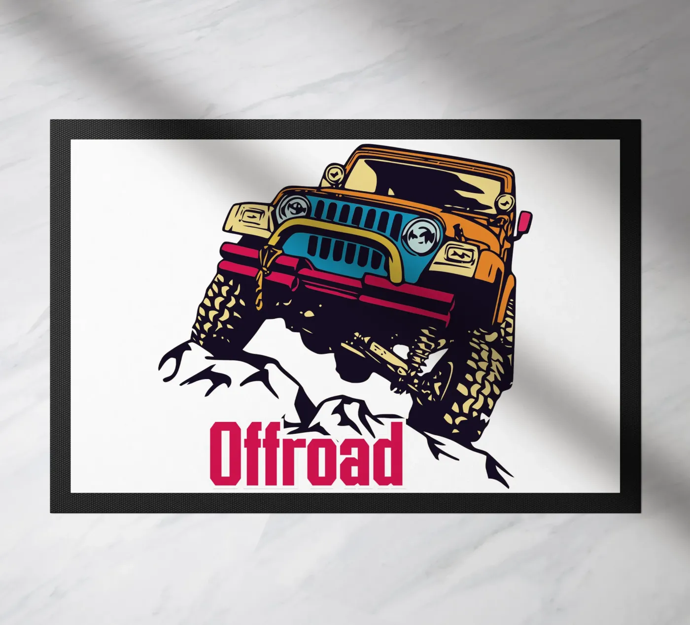 Offroad deurmat van Unique Urban Life