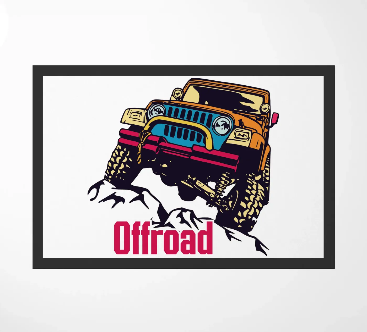 Offroad deurmat van Unique Urban Life