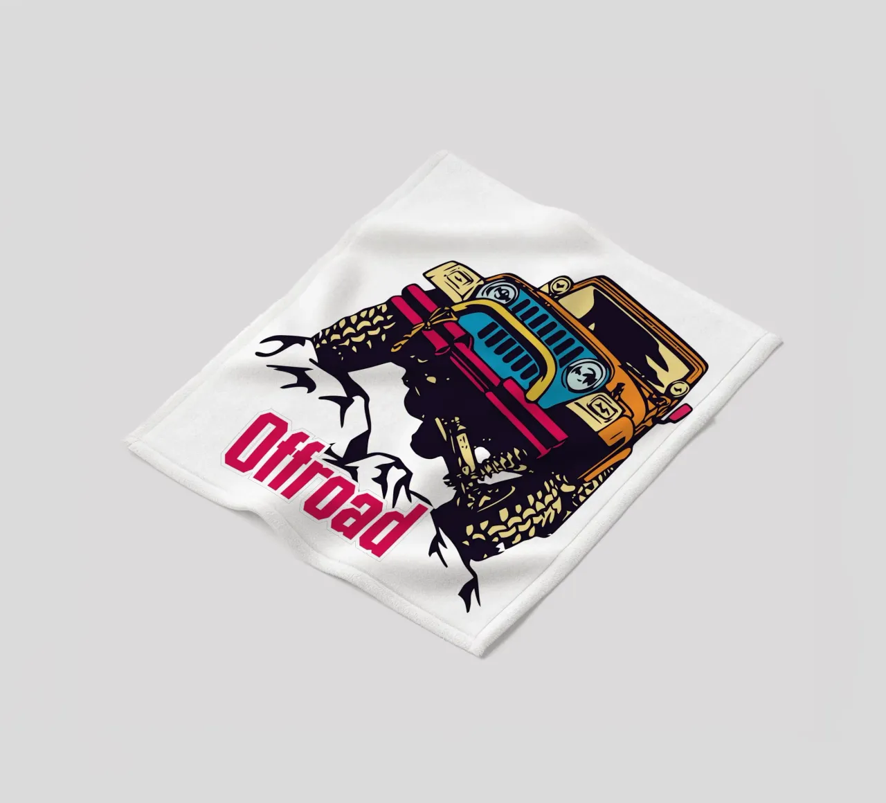 Offroad fleece blanket by Unique Urban Life