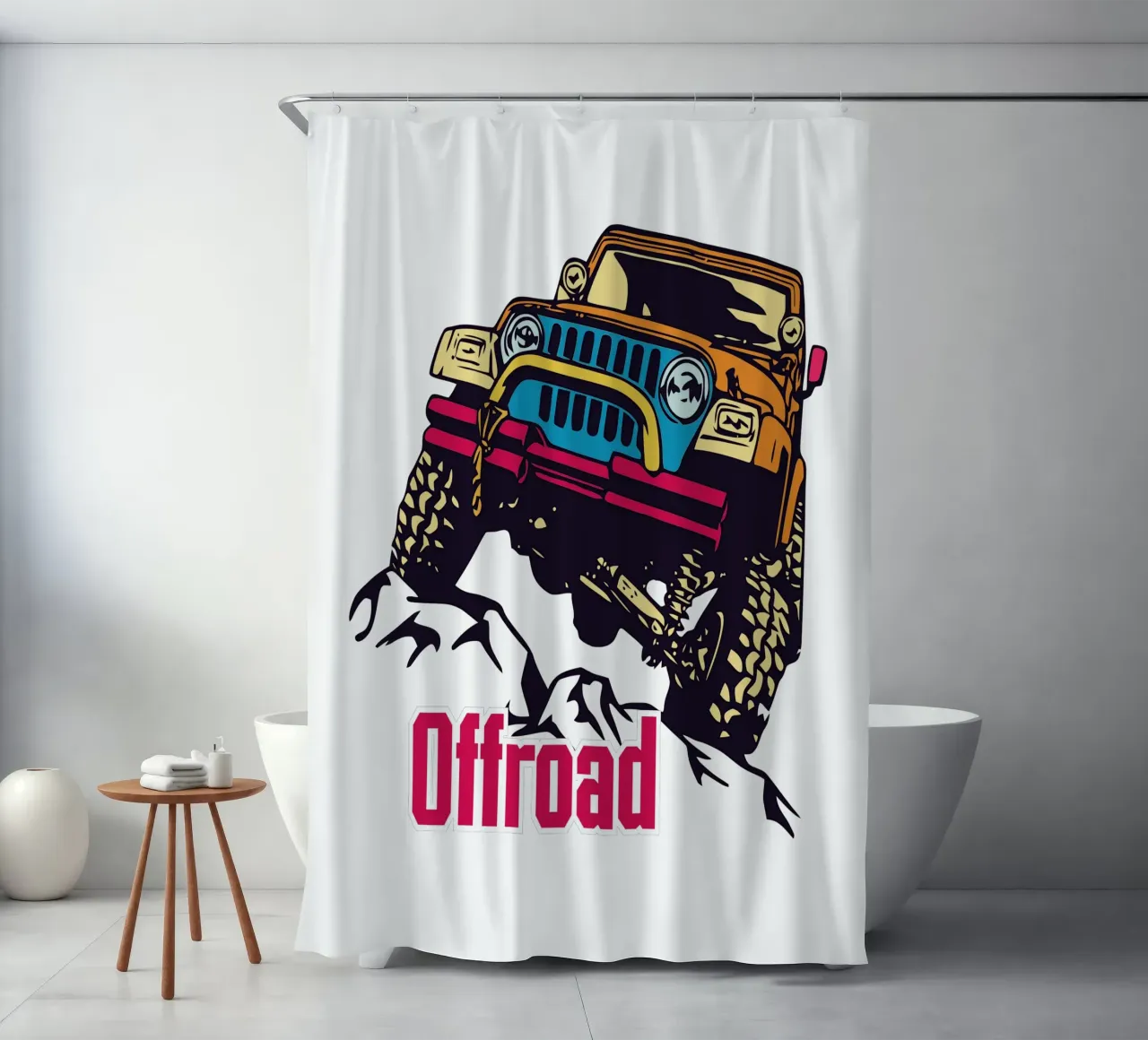 Offroad Duschvorhang von Unique Urban Life