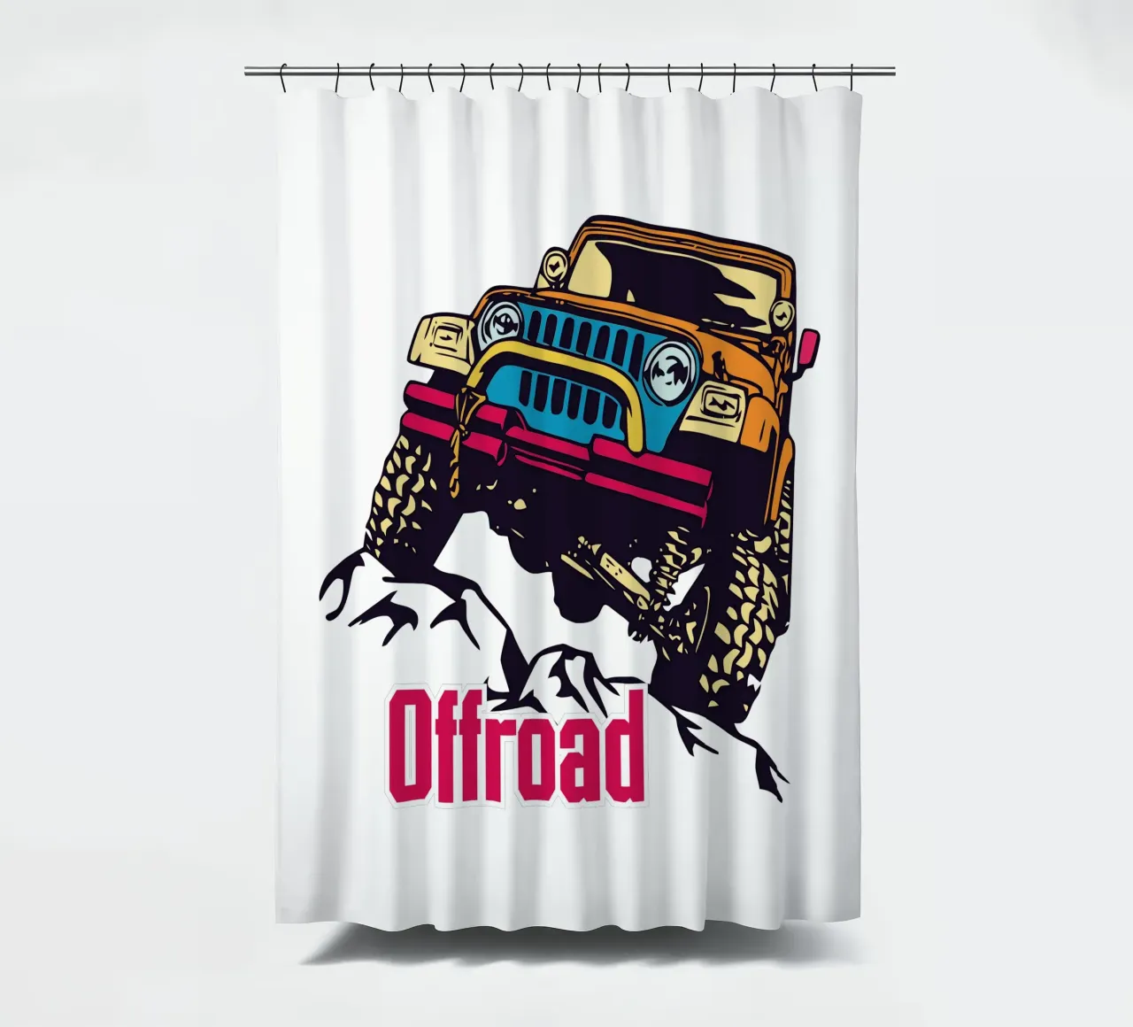 Offroad Duschvorhang von Unique Urban Life