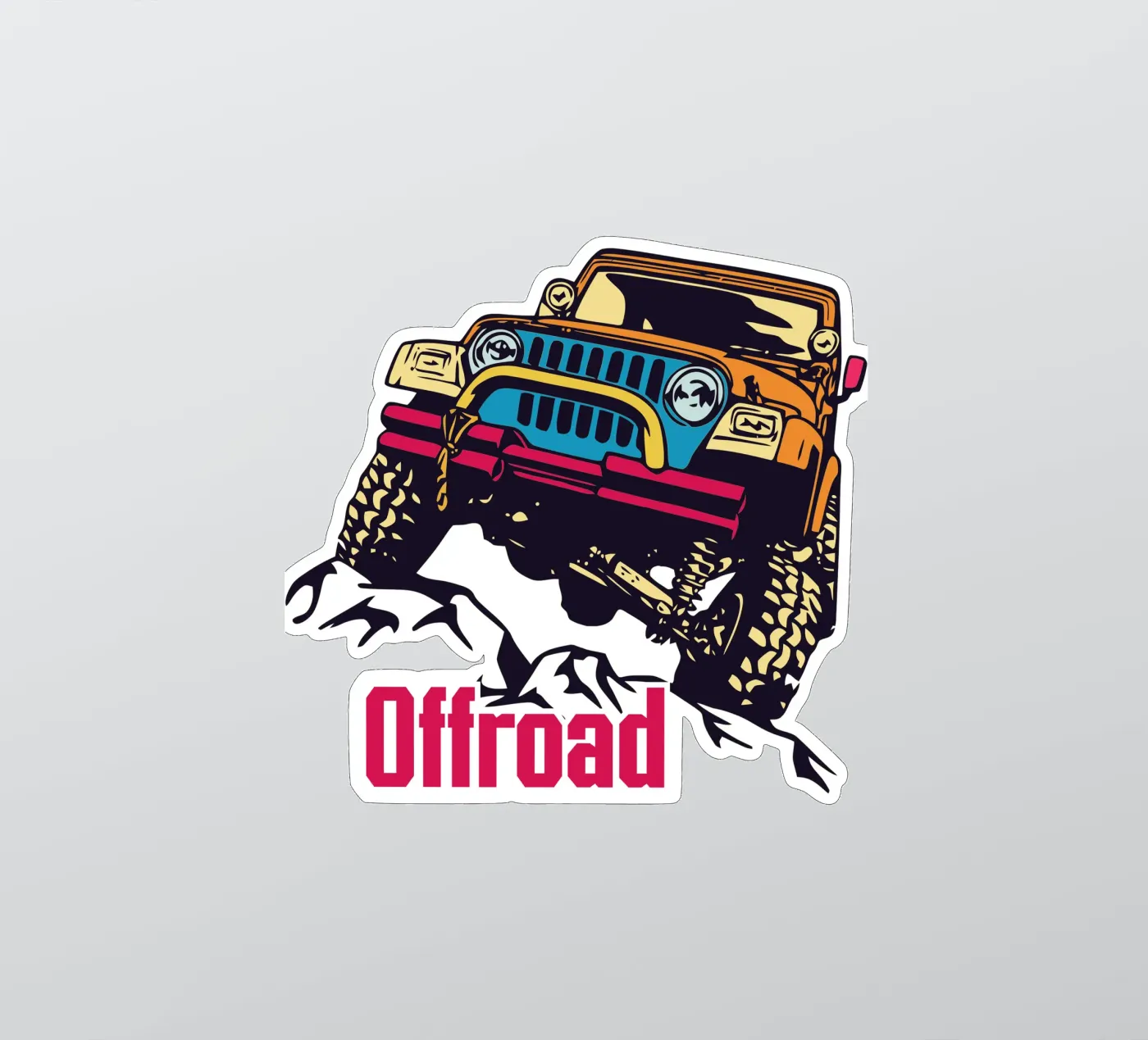 Offroad Sticker von Unique Urban Life