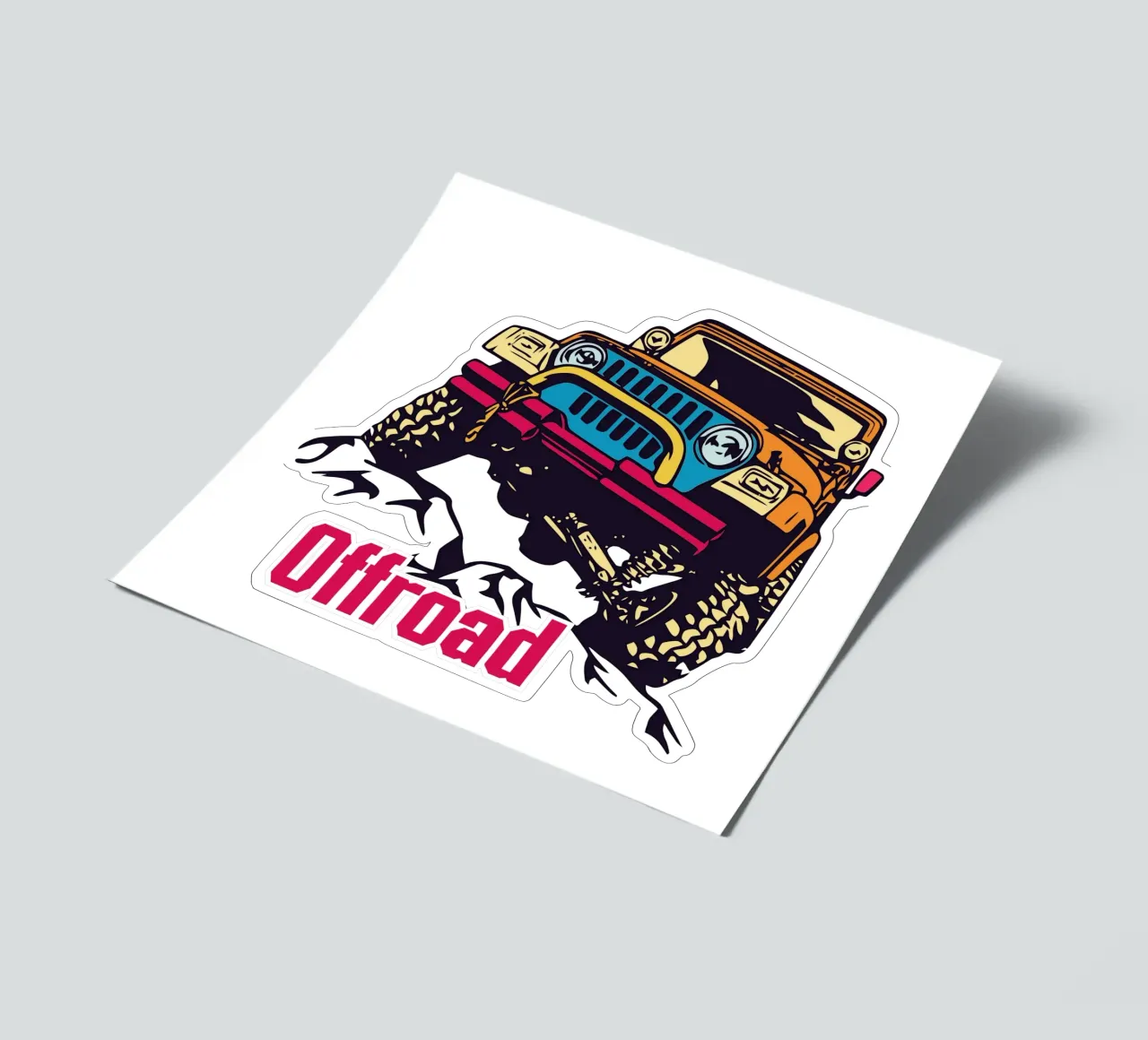 Offroad sticker sheet by Unique Urban Life