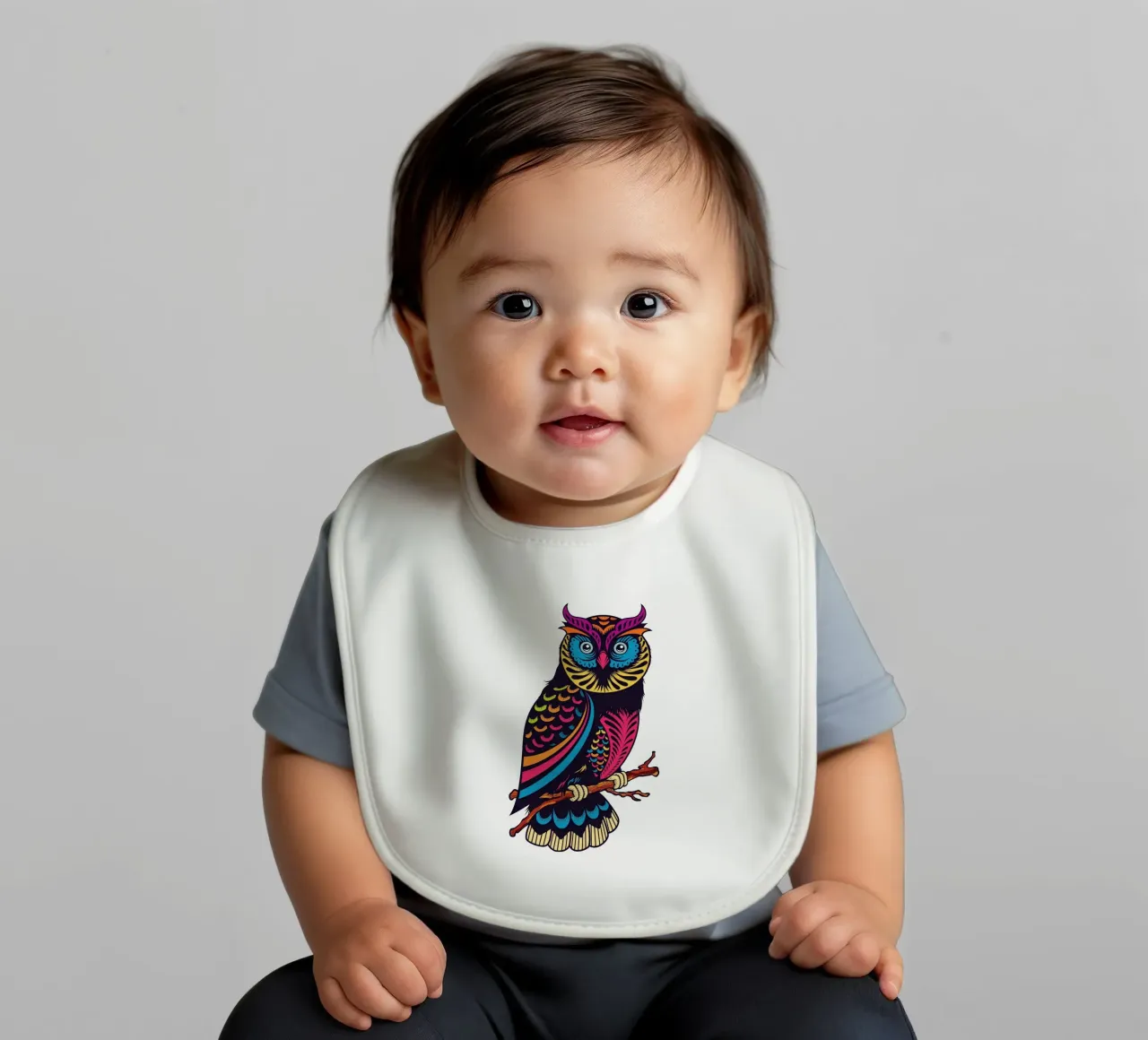 OWL Babylätzchen von CUTE ART