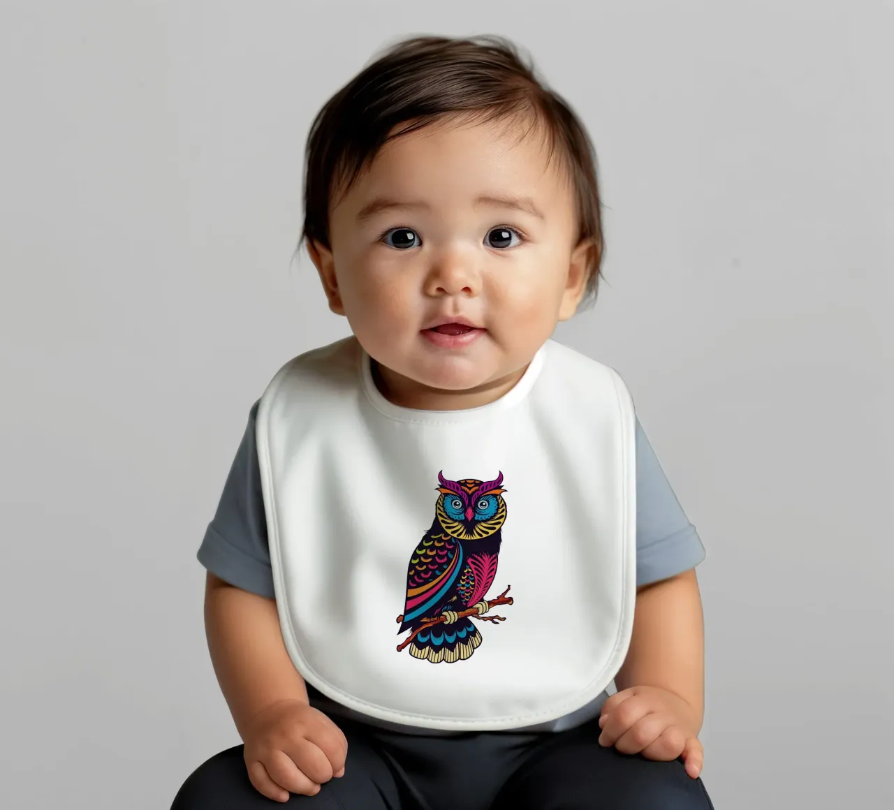 OWL Babylätzchen von CUTE ART