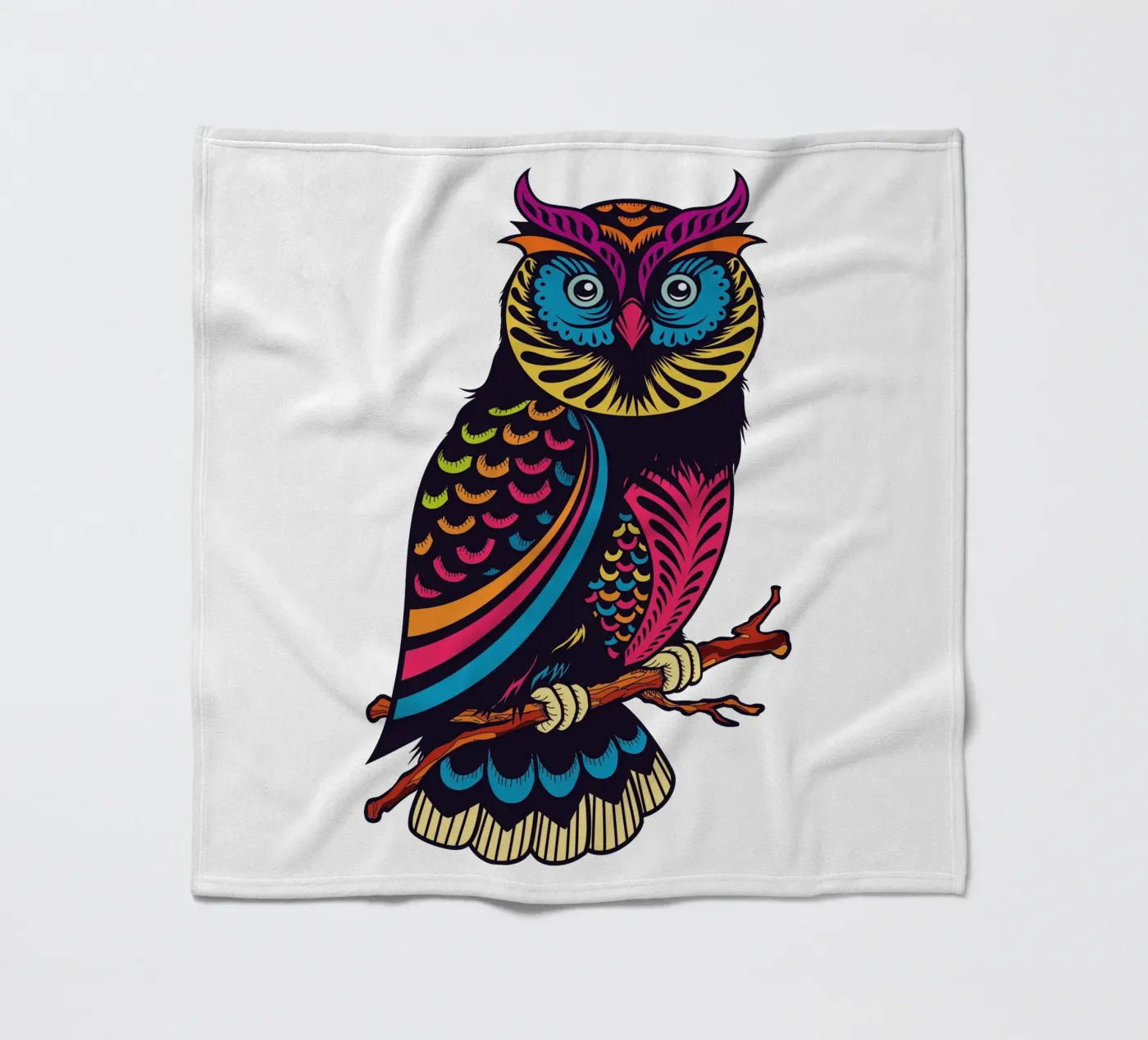 OWL fleecedeken van CUTE ART