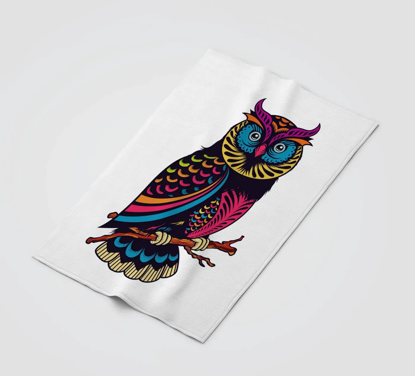 OWL fleecedeken van CUTE ART