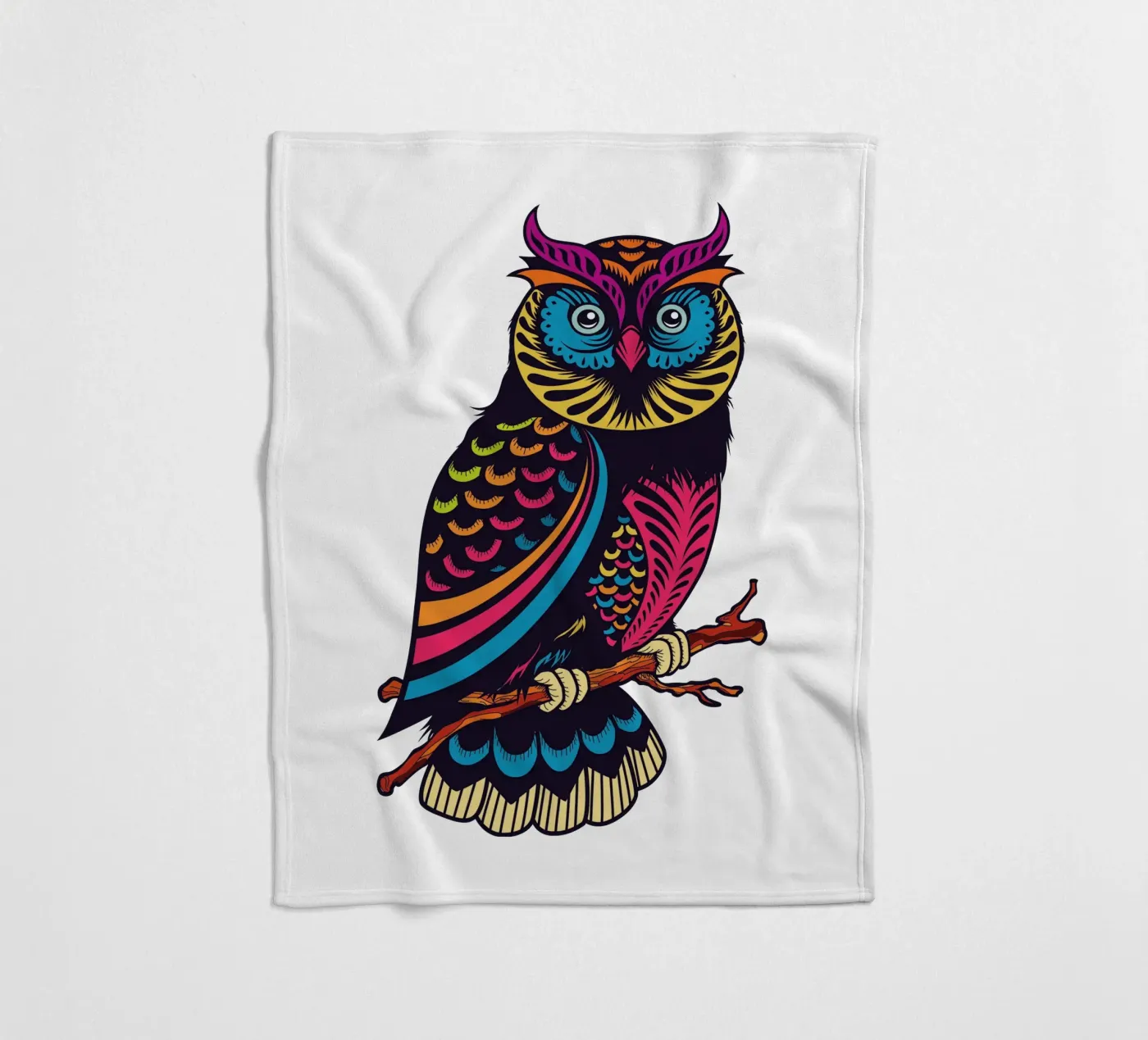 OWL fleecedeken van CUTE ART