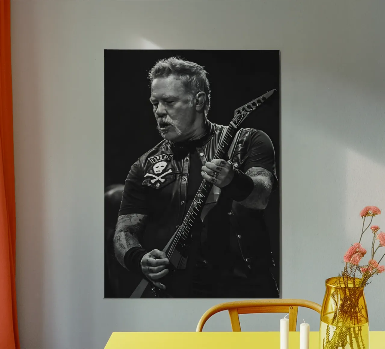 James Hetfield poster da Music Vibes