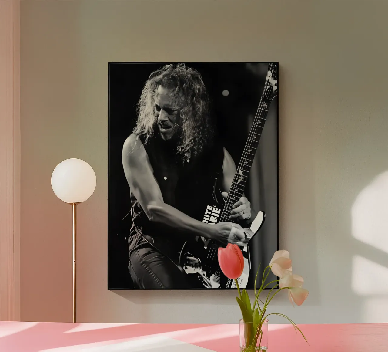 Kirk Hammett plexiglass da Music Vibes
