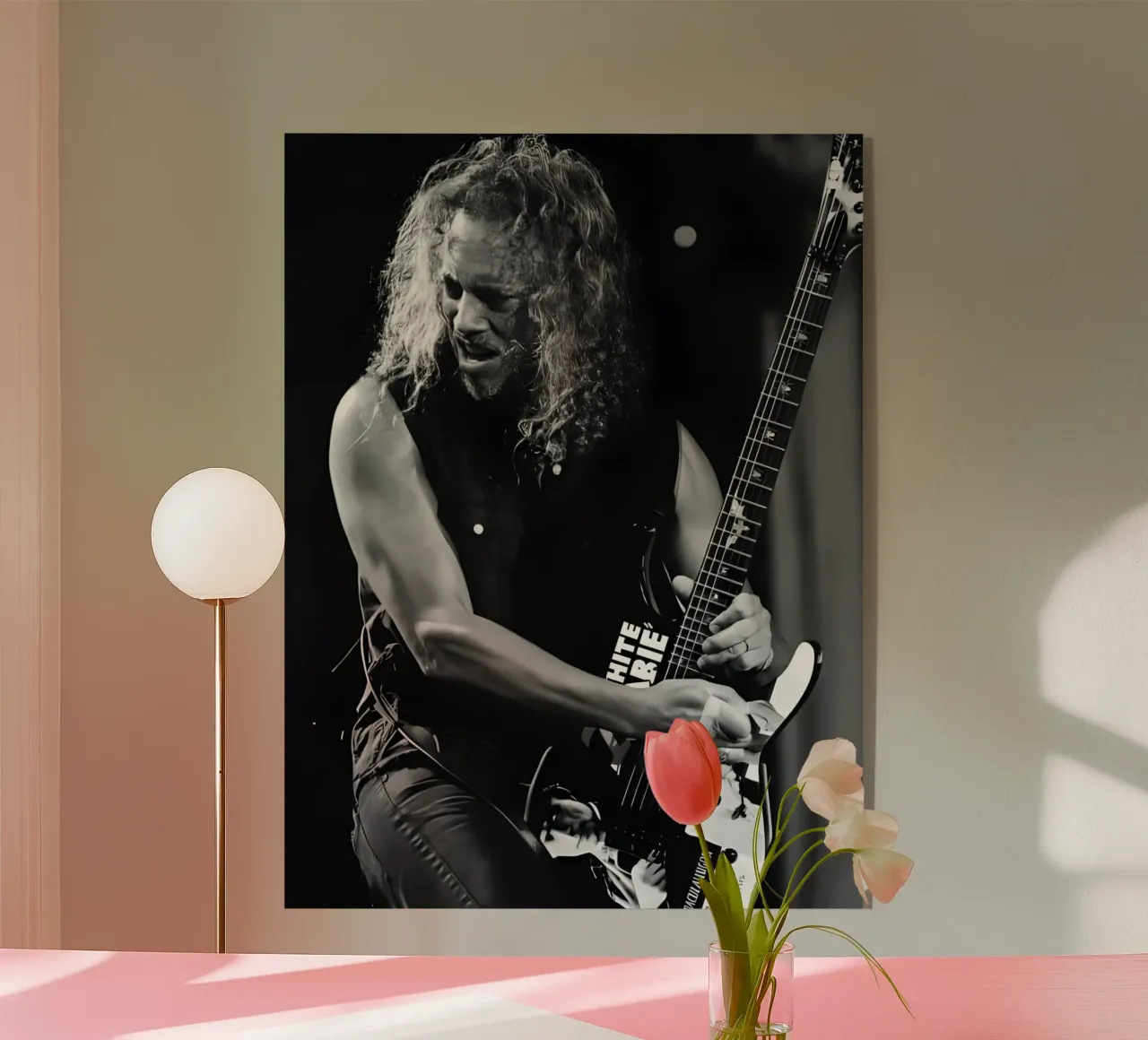 Kirk Hammett plexiglass da Music Vibes