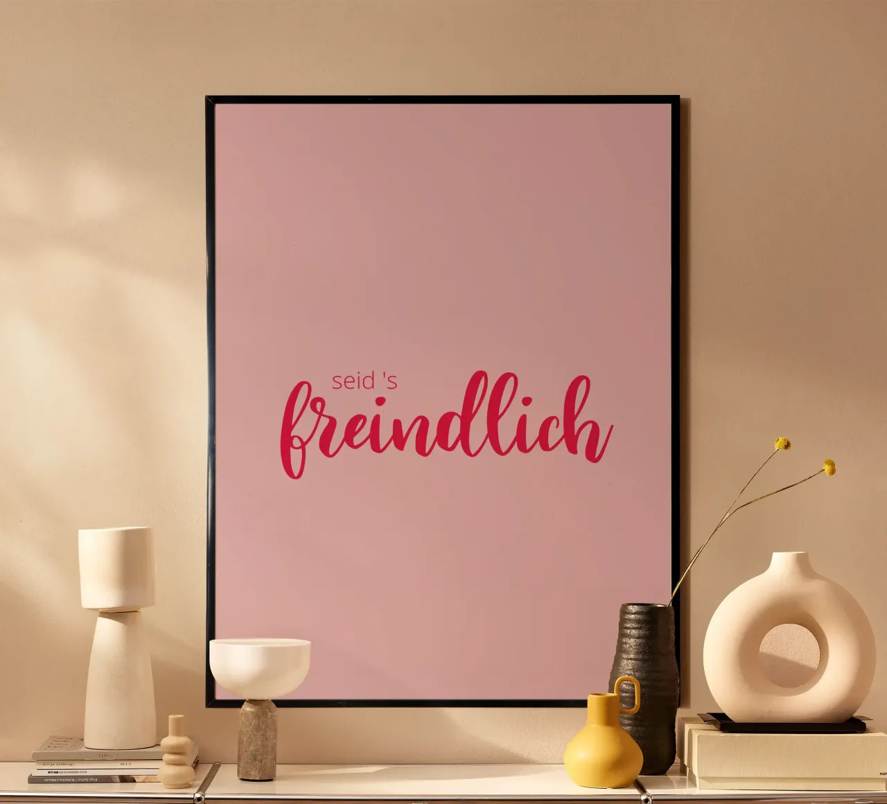 Seids freindlich poster da Made in Bavaria