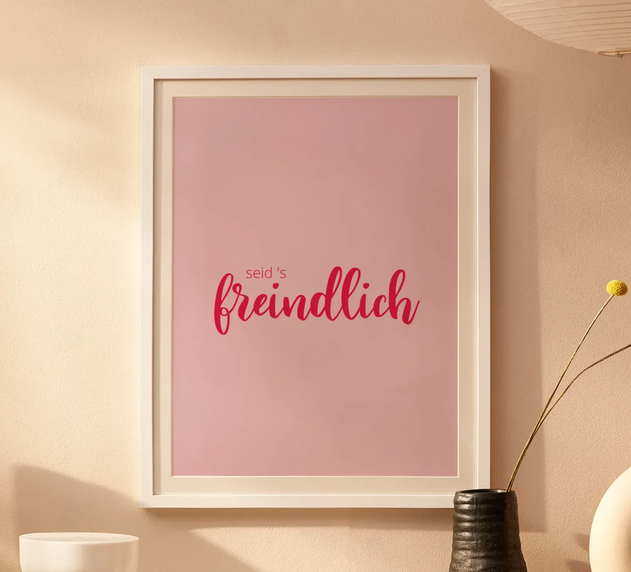 Seids freindlich poster da Made in Bavaria