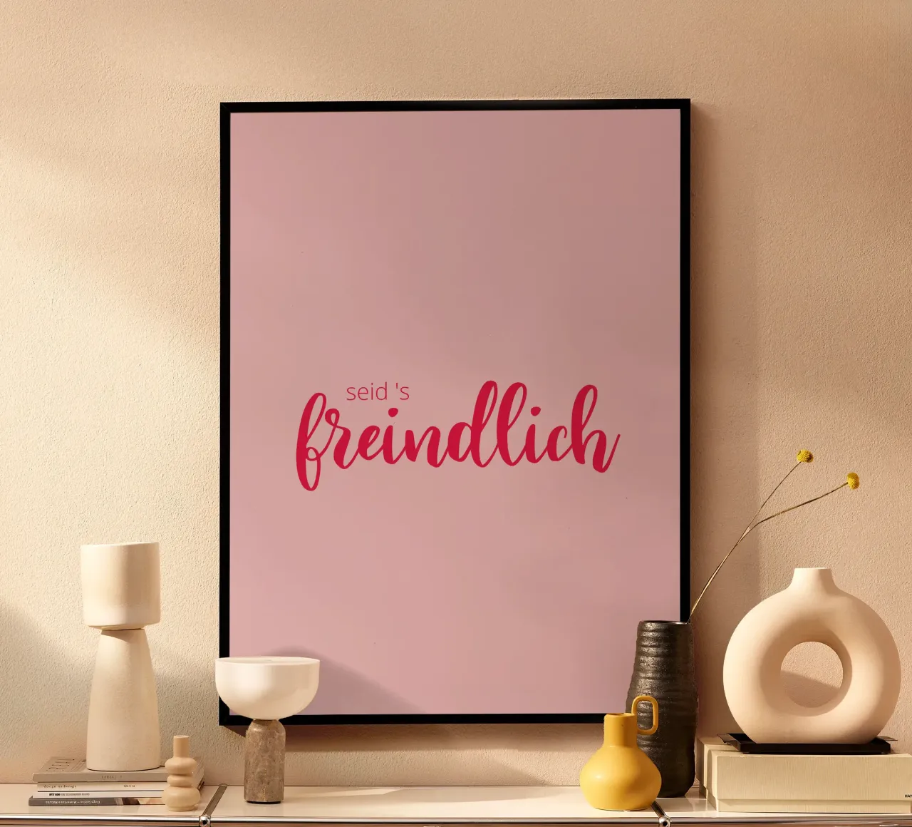 Seids freindlich poster da Made in Bavaria