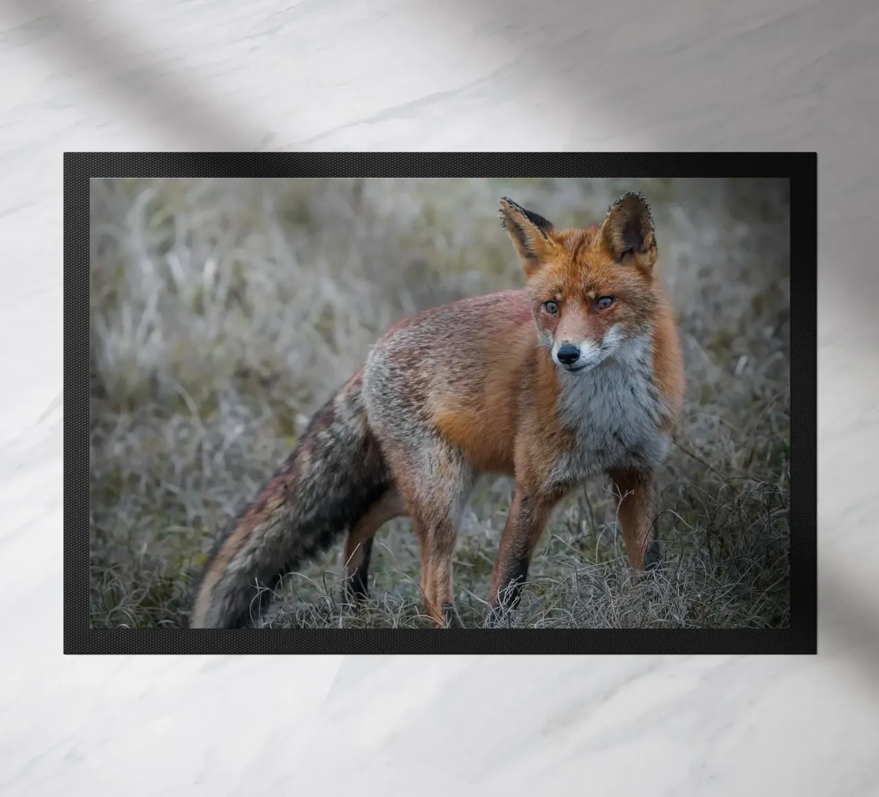 Red Fox Fußmatte von Tom's Wildlife