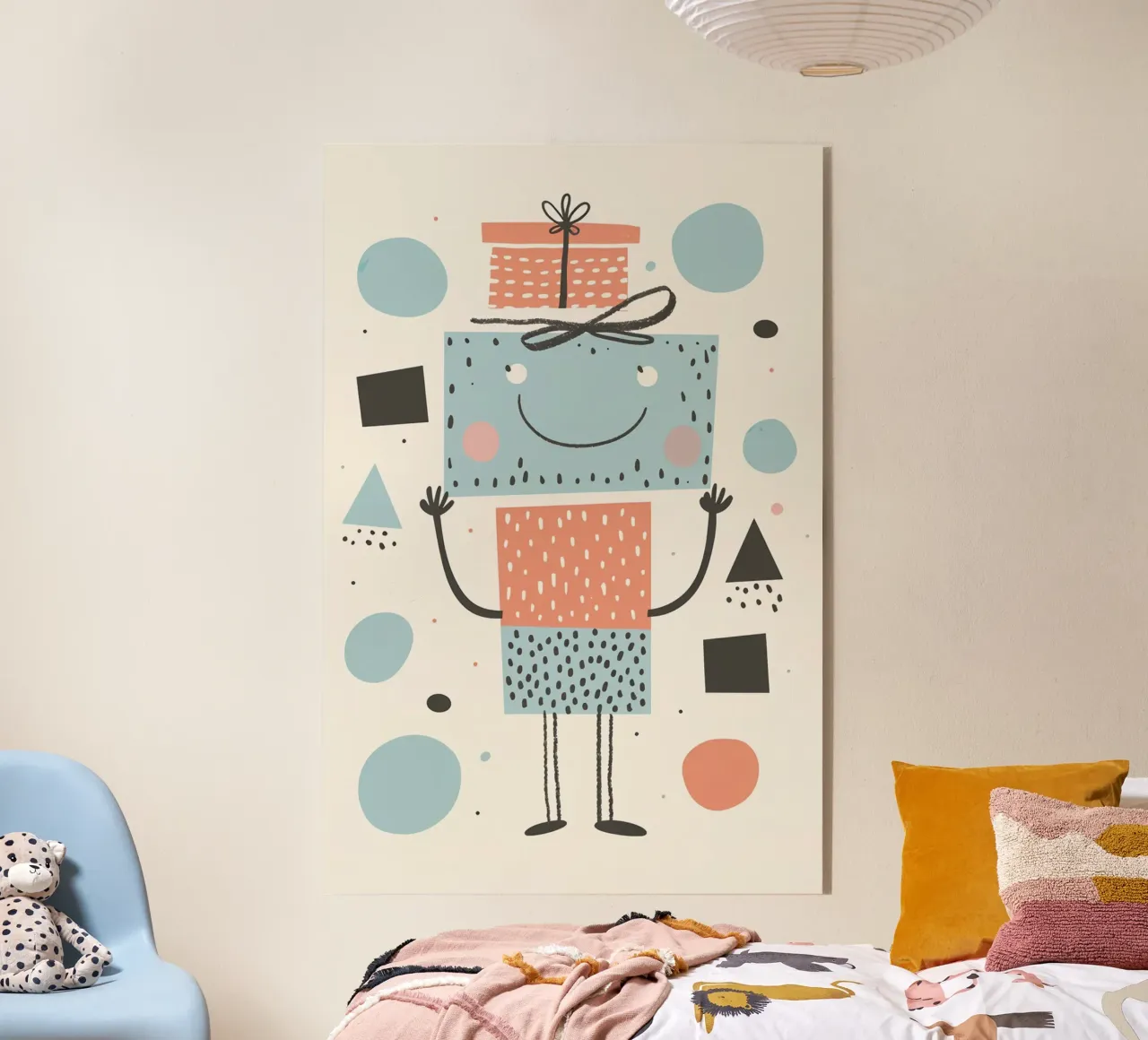 Smiling Gift Character plexiglass da wonderfolk