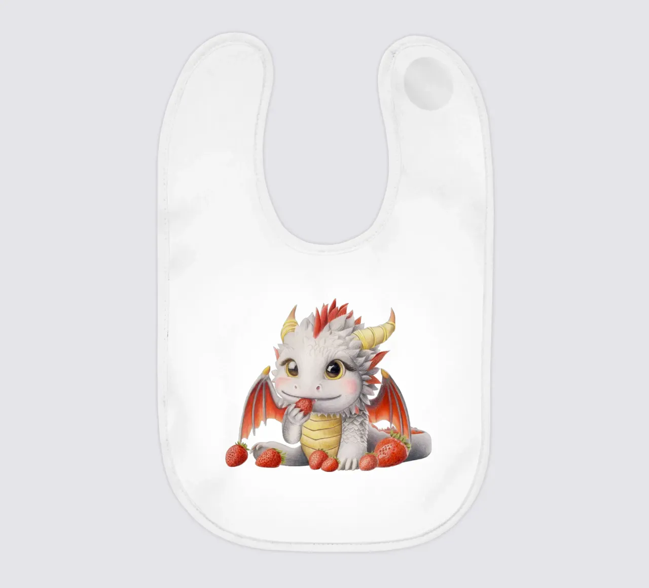 Ember der Erdbeerdrache bavaglino da Graphit und Farbe