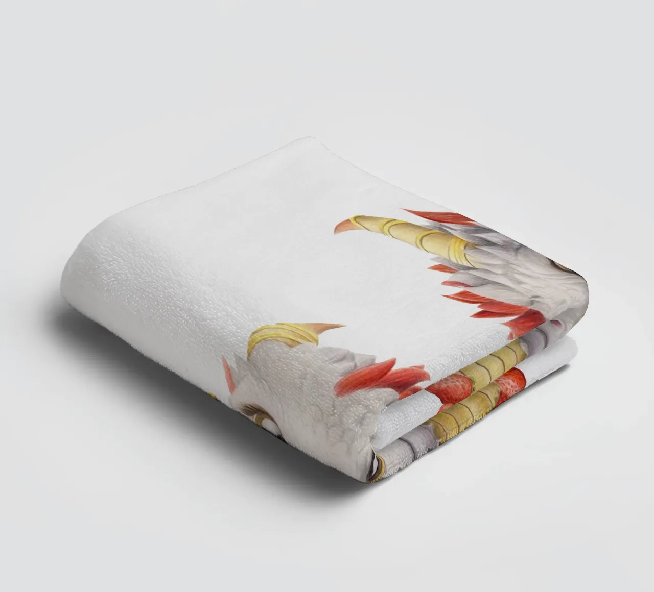 Ember der Erdbeerdrache towel by Graphit und Farbe