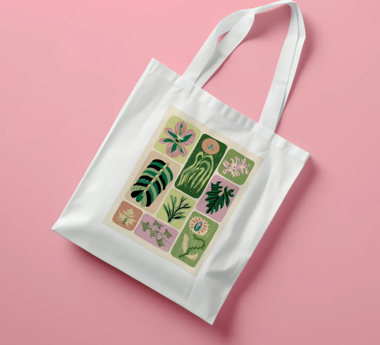 Modern Botany borsa in juta da Tom Abbiss Smith