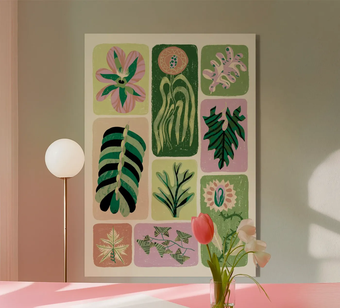 Modern Botany acrylic glass by Tom Abbiss Smith