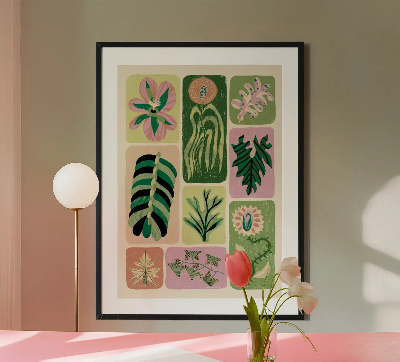 Modern Botany poster da Tom Abbiss Smith