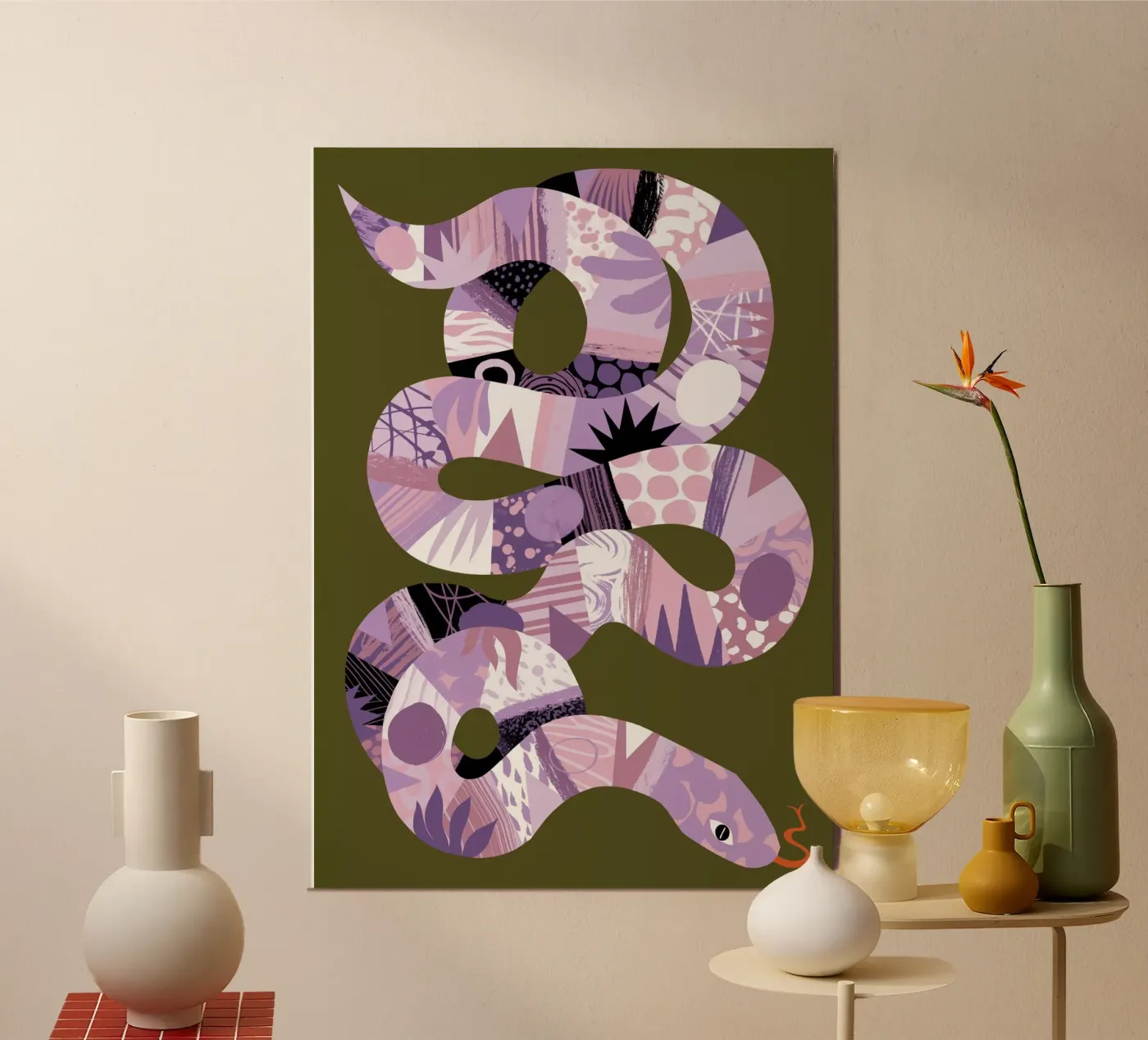 Snake poster da Tom Abbiss Smith