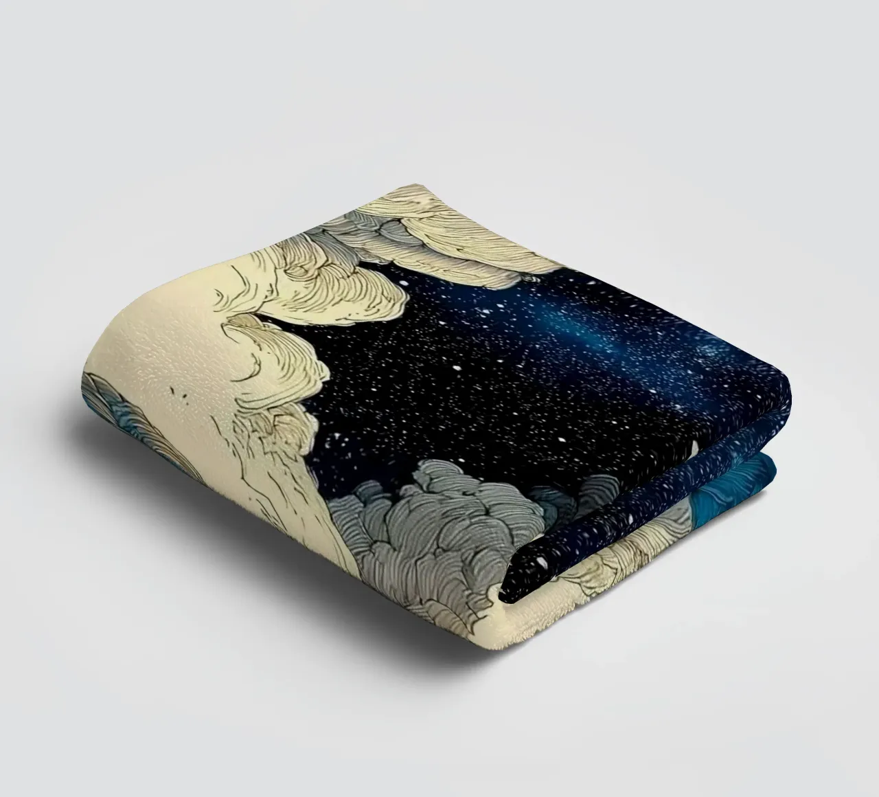 spaceship and cloud asciugamano da bagno da scoten