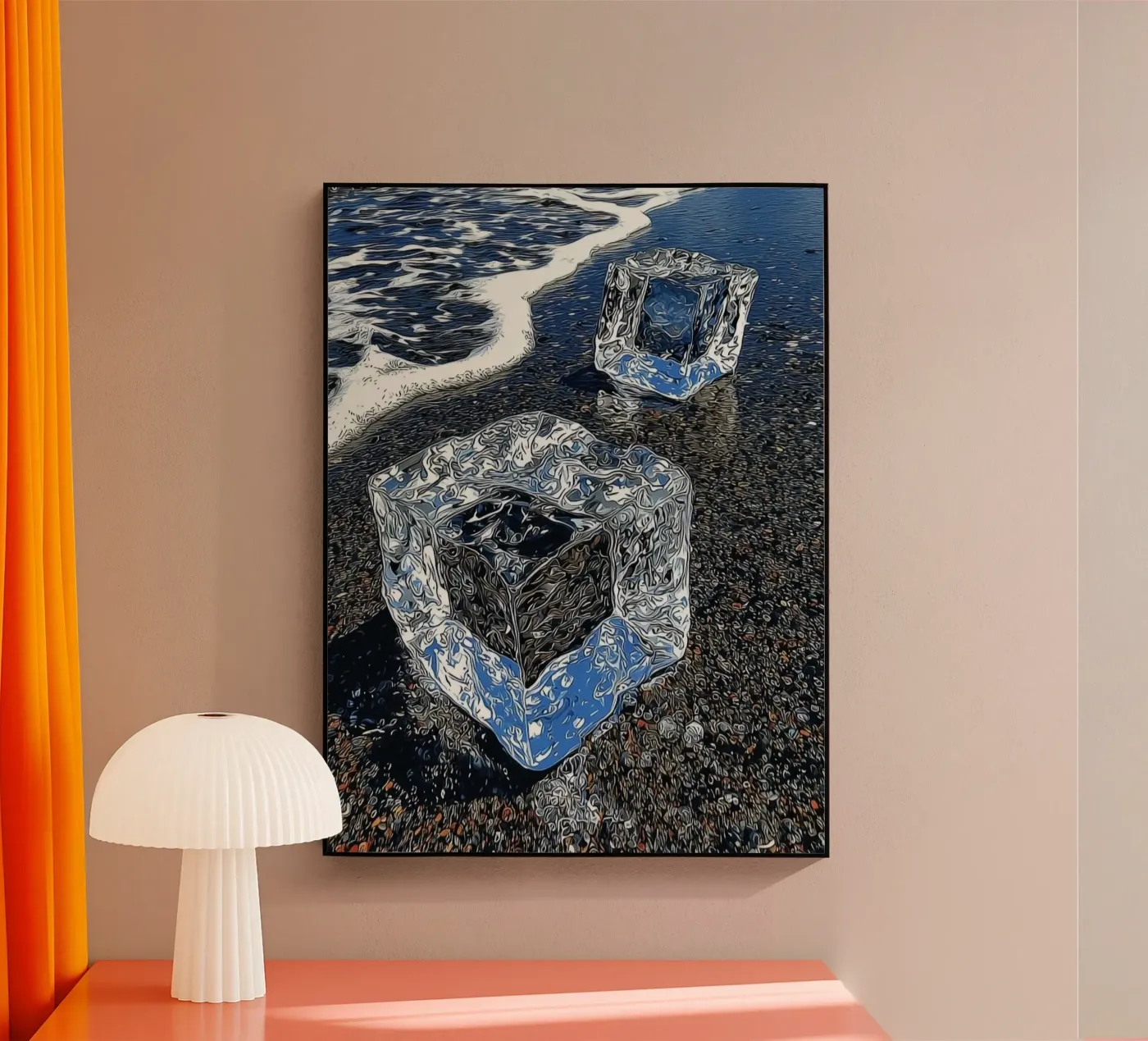 ice rock Acryl-Glas von scoten