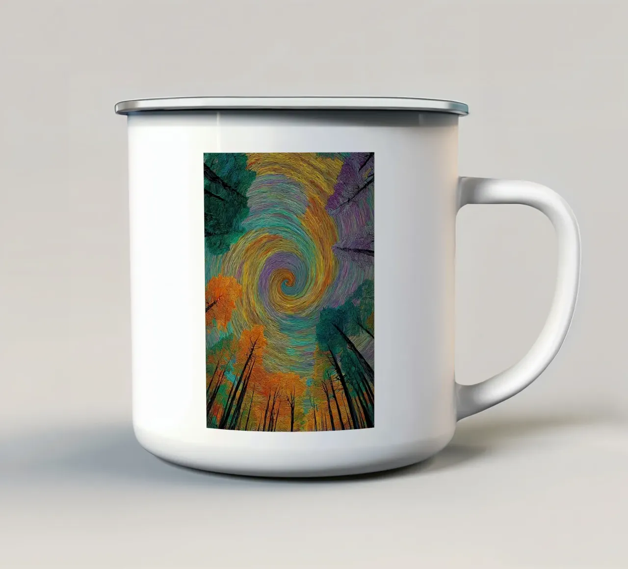 circle cloud tazza in smalto da scoten