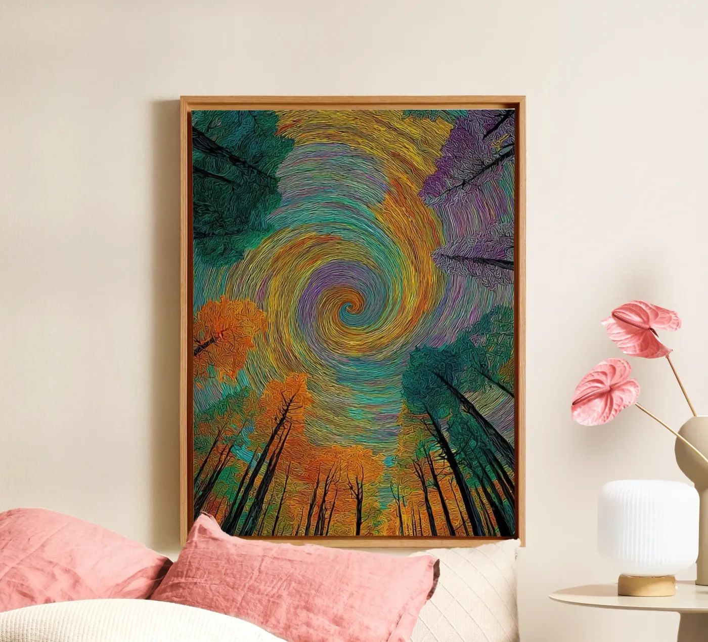 circle cloud Leinwand von scoten