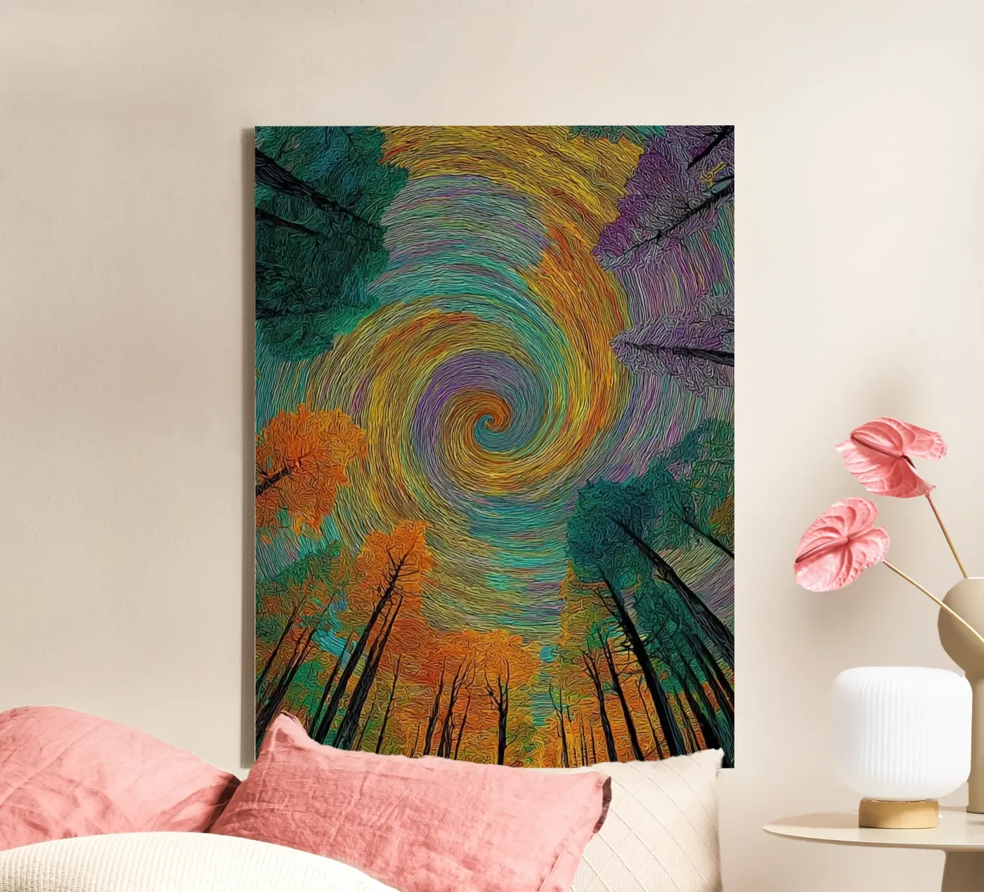 circle cloud Leinwand von scoten