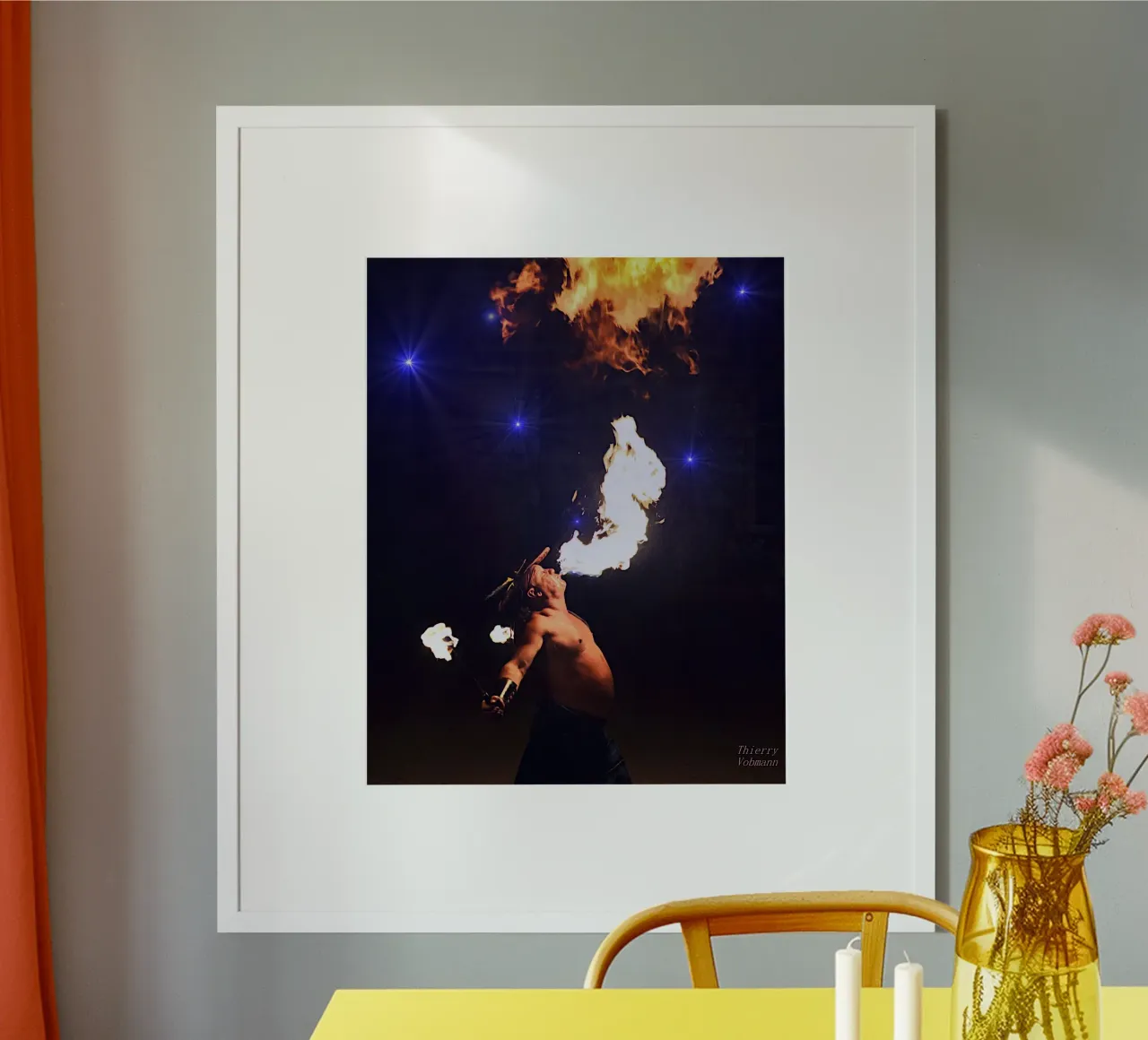 LO SPUTAFUOCO. poster da THIERRY VOBMANN.MY BEST PHOTOS.