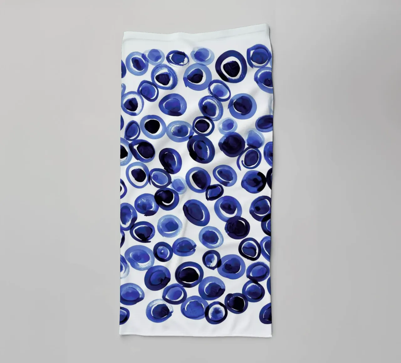 Blue Pebble towel by Amy Sia