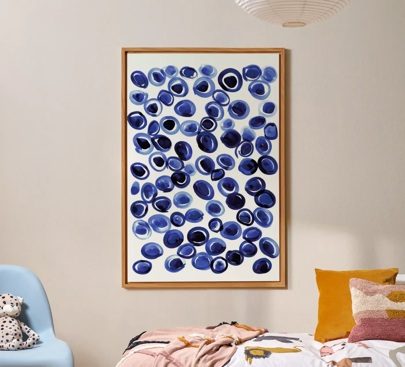 Blue Pebble pannello forex da Amy Sia