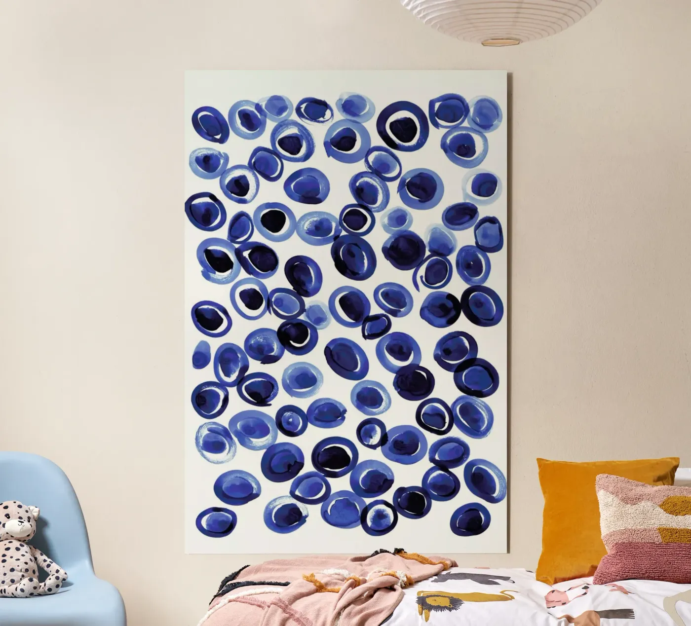 Blue Pebble pannello forex da Amy Sia