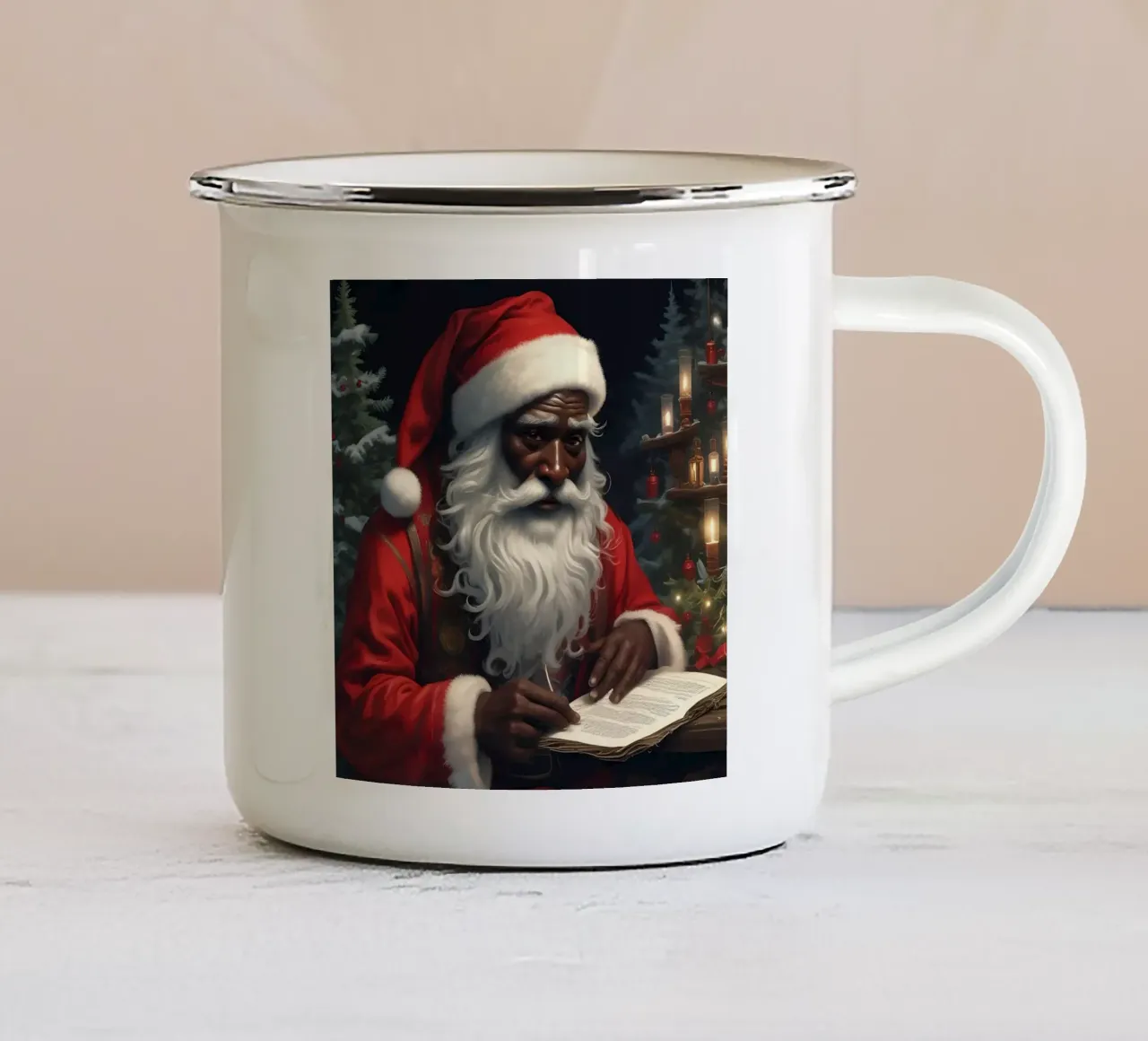 Claus Triste tazza in smalto da Piccola Serenata