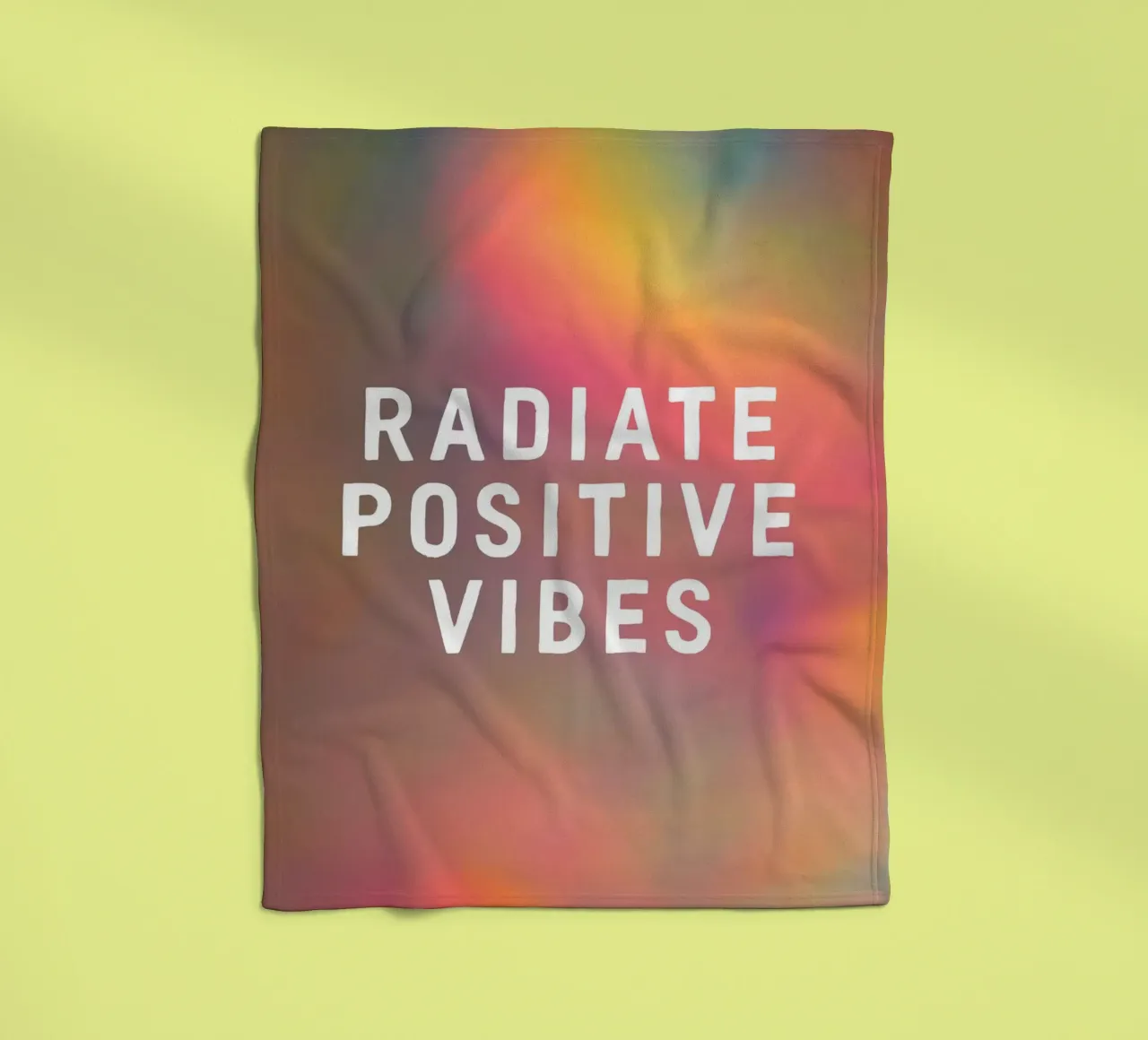 Radiate Postive Vibes coperta in pile da The Native State