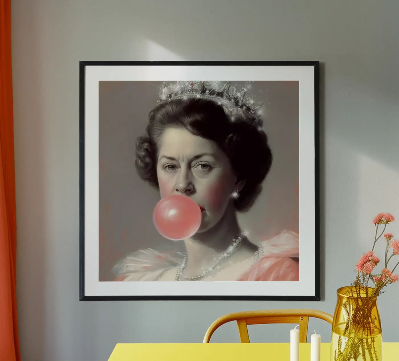 Glitter Queen poster van Dikhotomy