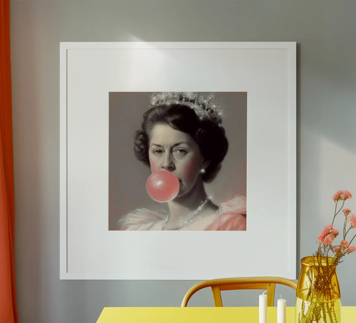 Glitter Queen poster van Dikhotomy