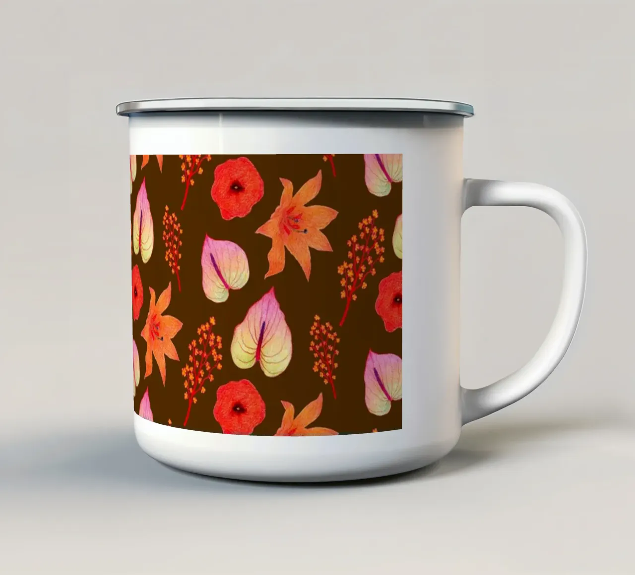 Autumn Vibes tazza in smalto da Natalie Foss