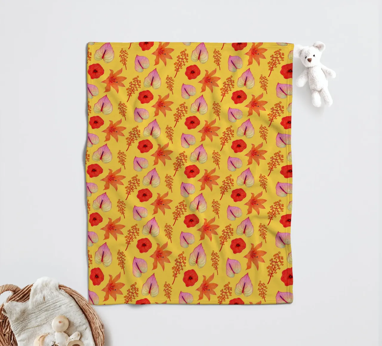 Autumn Vibes II coperta in pile da Natalie Foss