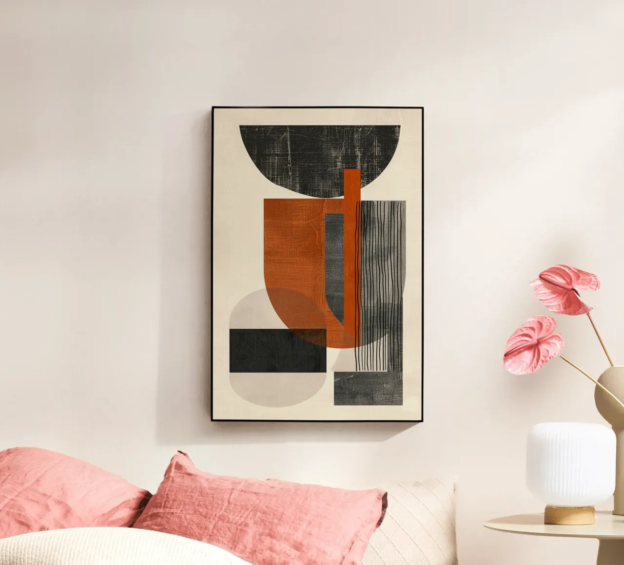 Modern Abstract Geometric Composition plexiglass da Geometrica